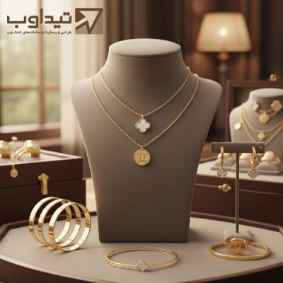 طراحی سایت فروش طلا و جواهر | فروشگاه آنلاین طلا و جواهر | طلافروشی آنلاین